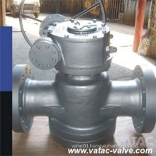 Inverted Pressure Balance Lubricated Plug Valve with Gear Operated